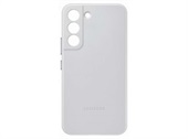 Samsung Galaxy S22 Leather Cover - Light Gray